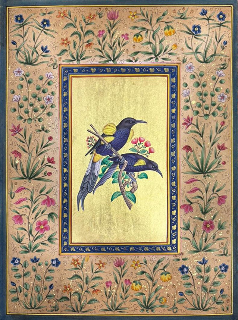 Moho Nobilis: An Elegy in Gold in Mughal Miniature by Mohan Prajapati Thumbnail