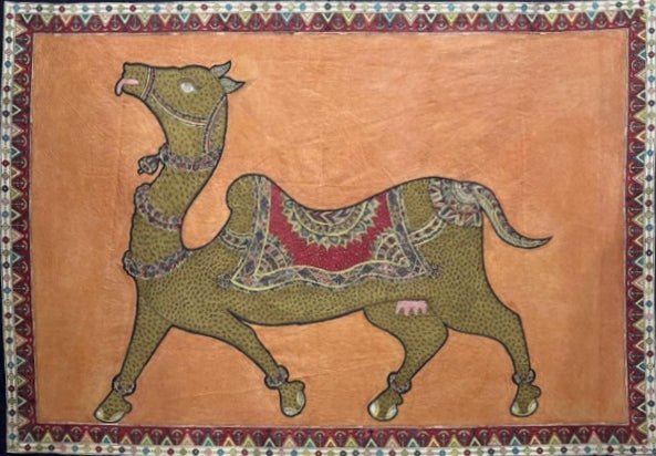 Momai Mata's Ride: The Golden Camel in Mata ni Pachedi by Sanjay Chittara Thumbnail