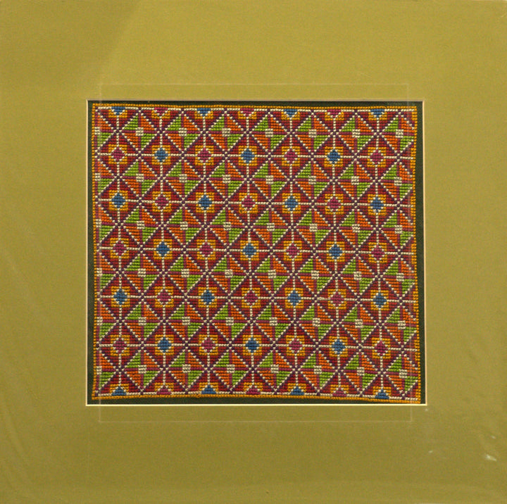 Mosaic of Quadrilaterals in Jat Garaasiya Embroidery Thumbnail