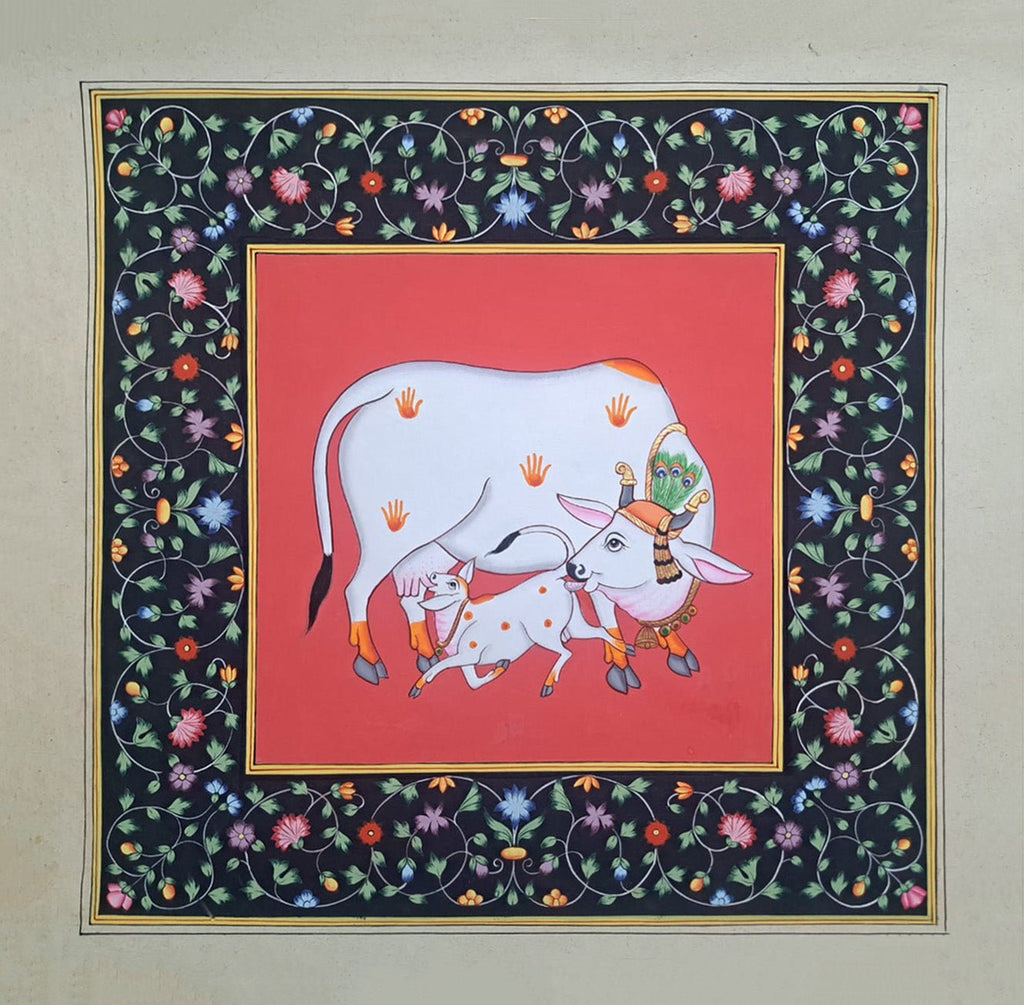 Motherhood in Pichwai by Shehzaad Ali Sherani Thumbnail