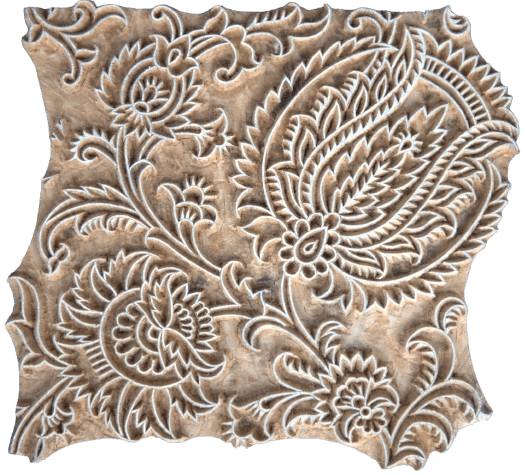 Natural designs: Floral Vines in Wooden Kalamkari Blocks by K. Gangadhar Thumbnail