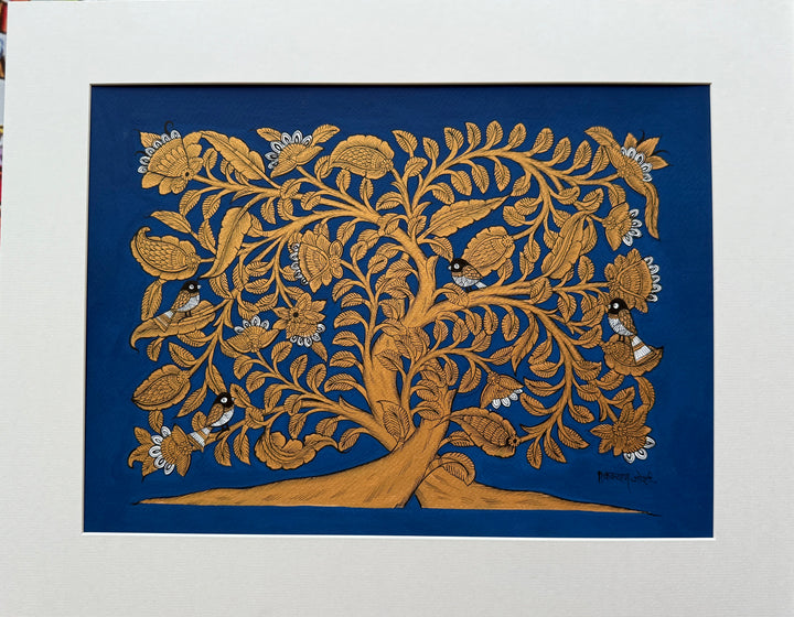 Nature's Abundance: Tree of Life in Phad by Kalyan Joshi Thumbnail