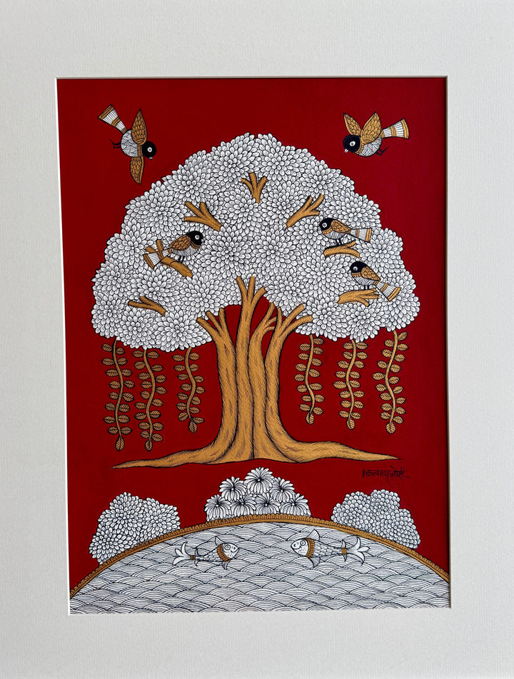 Nature's Beauty: Tree of Life in Phad by Kalyan Joshi Thumbnail
