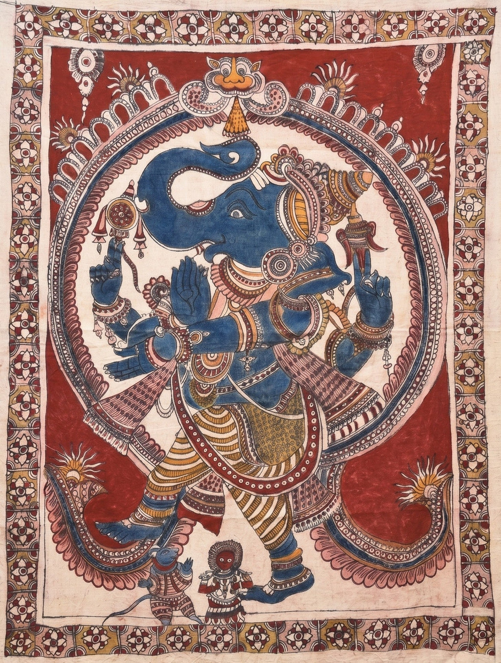 Nritya Ganesh in Kalamkari by Ghanshyam Sarode Thumbnail