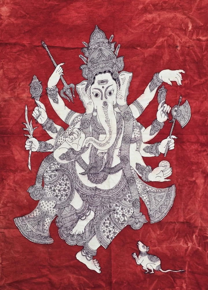 Nritya Ganesha in Mata ni Pachedi by Vasant Manubhai Chittara Thumbnail