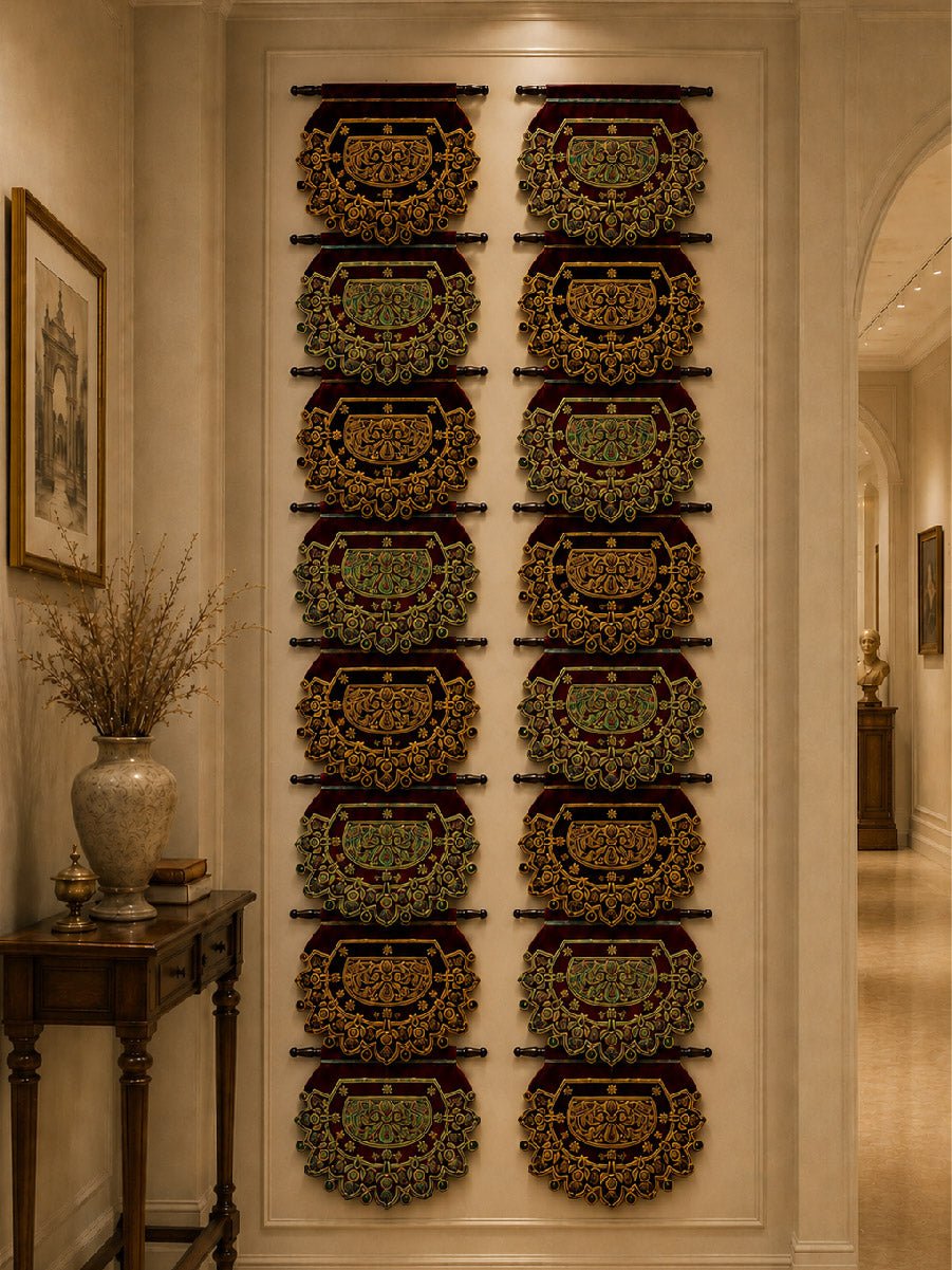 Pankh-e-Noor: A set of Zari wall hanging by Md. Bilal Thumbnail