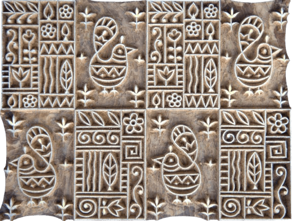 Patterns in Wooden Kalamkari Blocks by K. Gangadhar Thumbnail