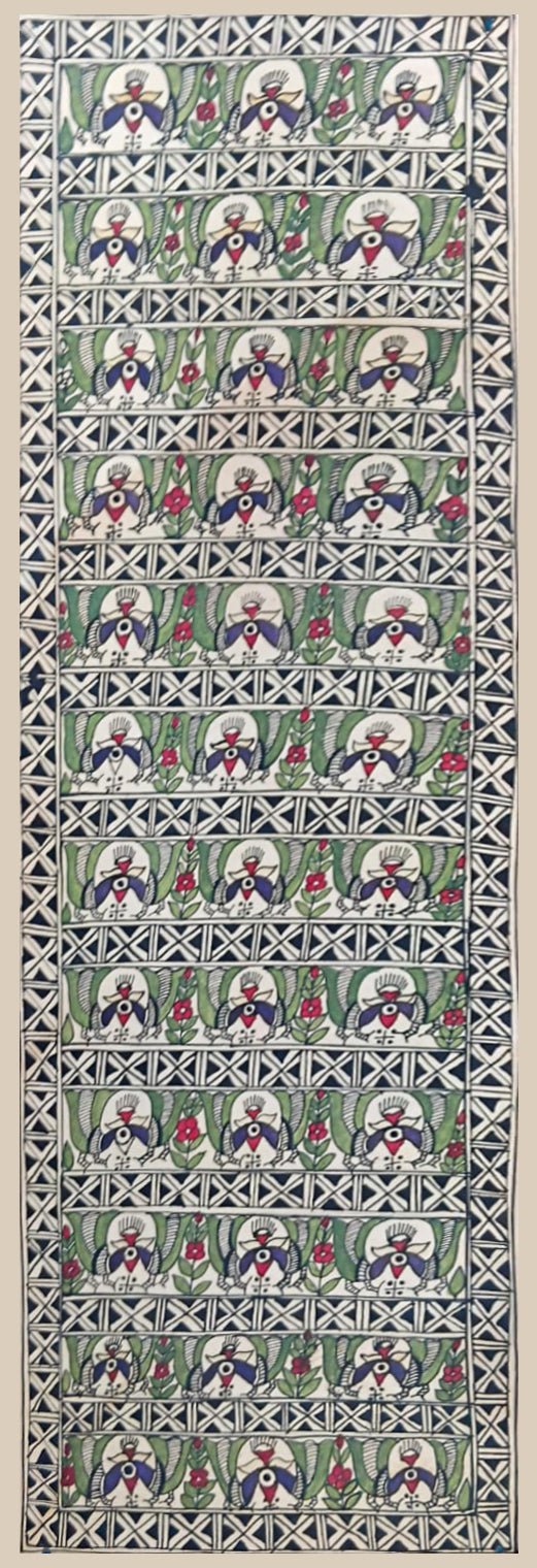 Peacocks in Madhubani by Priti Karn Thumbnail