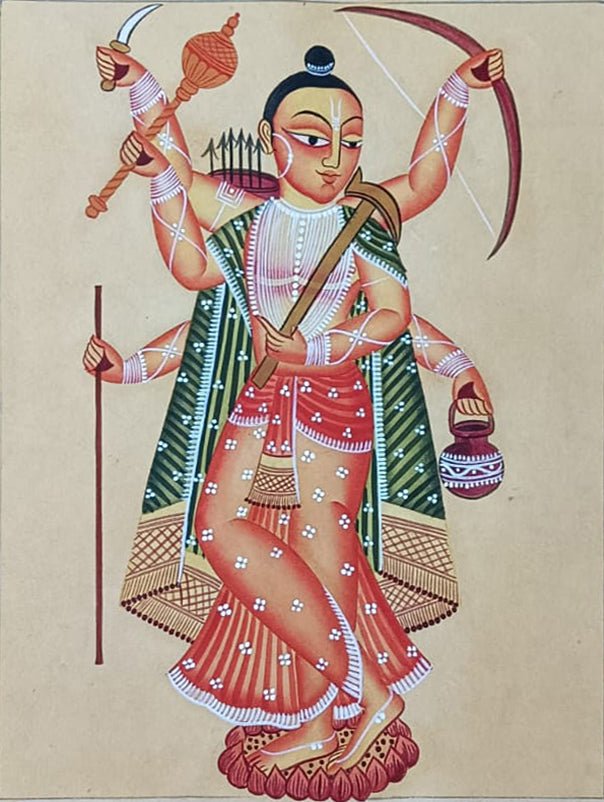 Ram Krishna Mahaprabhu Avatar in Kalighat by Hasir Chitrakar Thumbnail