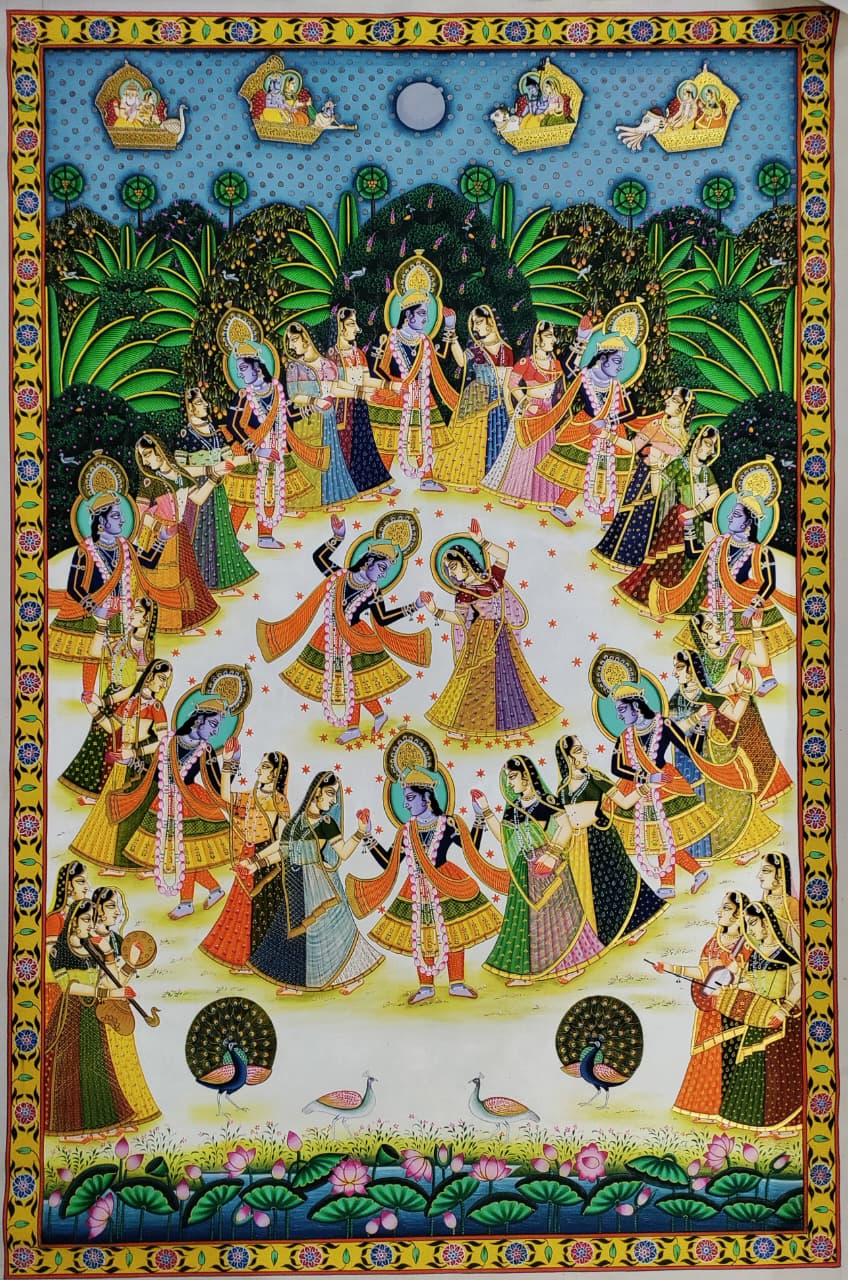 Rasleela in Pichwai by Dinesh Soni Thumbnail
