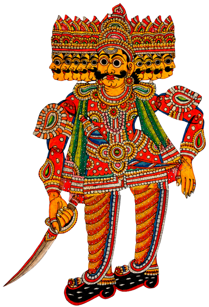 Ravana in Tholu Bommalata by Sindhe Siva Thumbnail