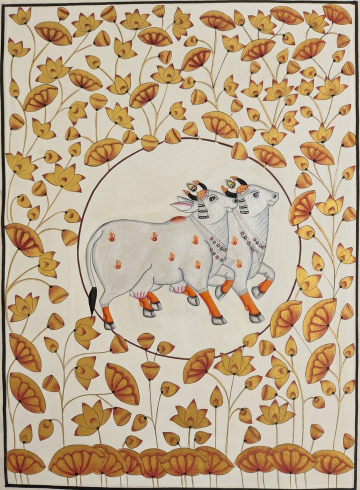 Sacred Companions in Pichwai by Shehzaad Ali Sherani Thumbnail