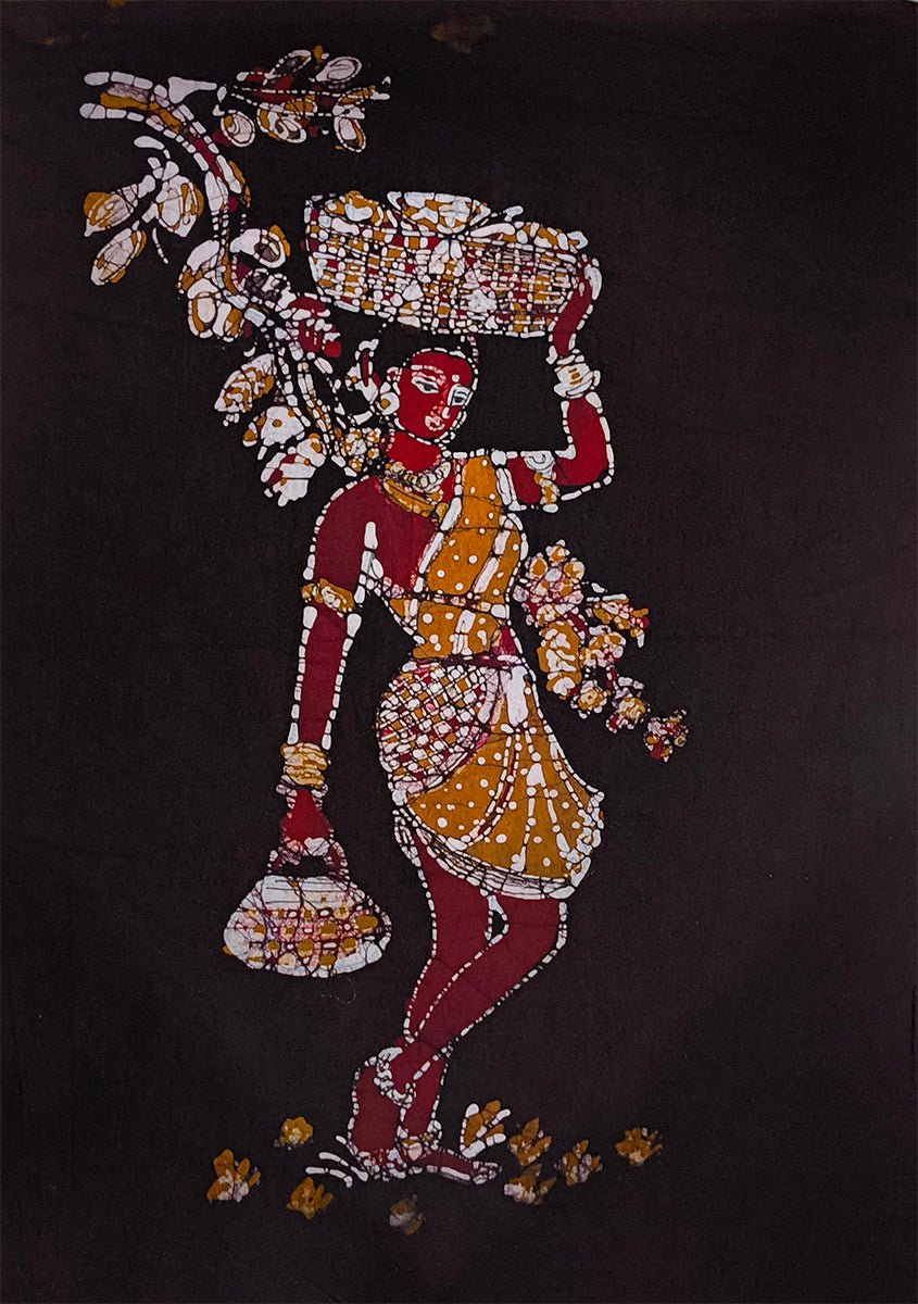 Seller Women in Batik by Prakash Yasala Thumbnail