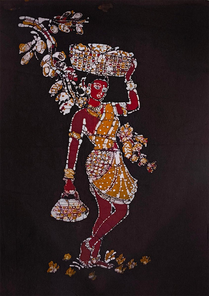 Seller Women in Batik by Prakash Yasala Thumbnail