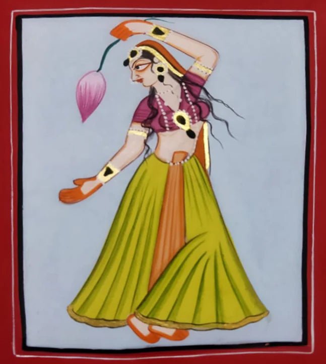 Set of Basohli Paintings by Aastha Billowria  & Shivakshi Sharma Thumbnail
