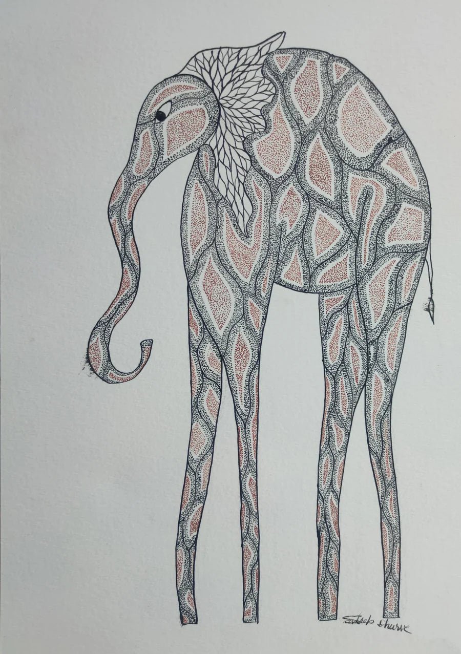 Set of Gond Paintings by Sandeep Dhurve Thumbnail