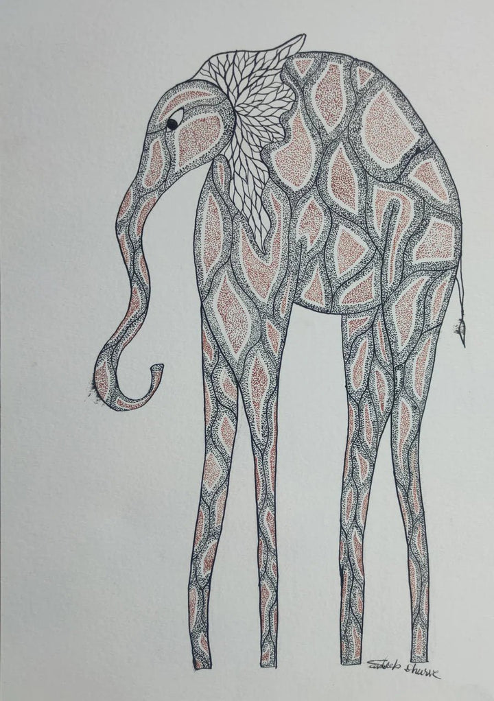 Set of Gond Paintings by Sandeep Dhurve Thumbnail