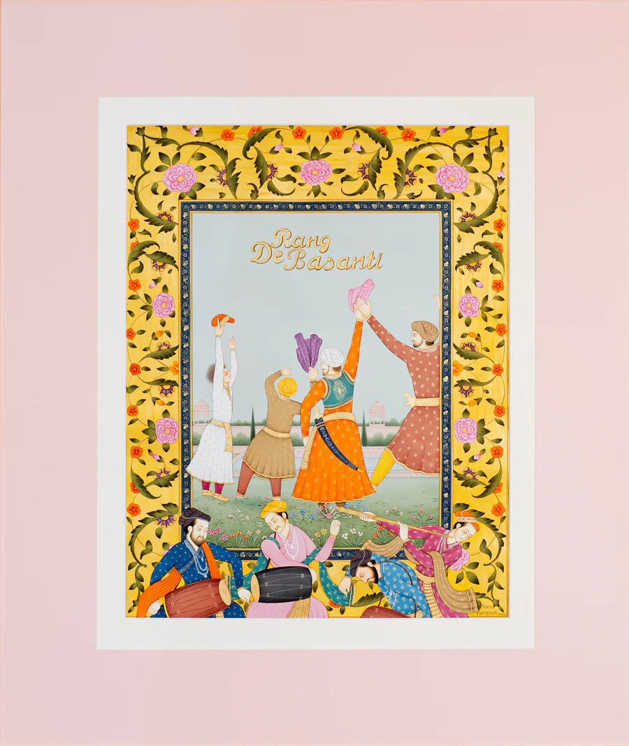 Set of movie posters in Mughal Miniature by Mohan Prajapati Thumbnail