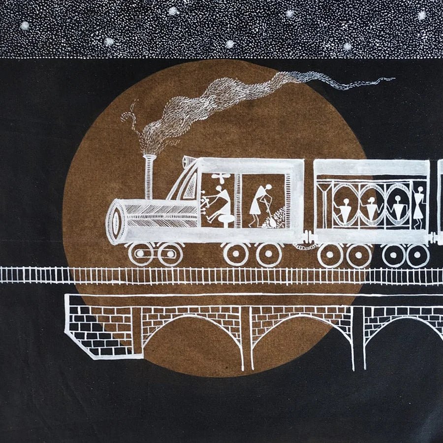 Set of Warli Paintings by Dilip Bahotha Thumbnail