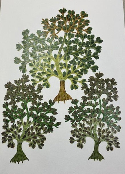 Shade of Palash in Gond by Gareeba Singh Tekam Thumbnail