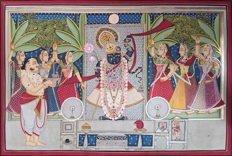 Sharad Punima in Pichwai by Shehzaad Ali Sherani Thumbnail