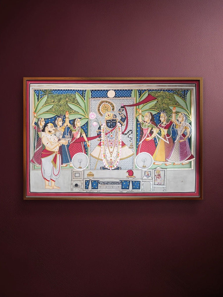 Sharad Punima in Pichwai by Shehzaad Ali Sherani