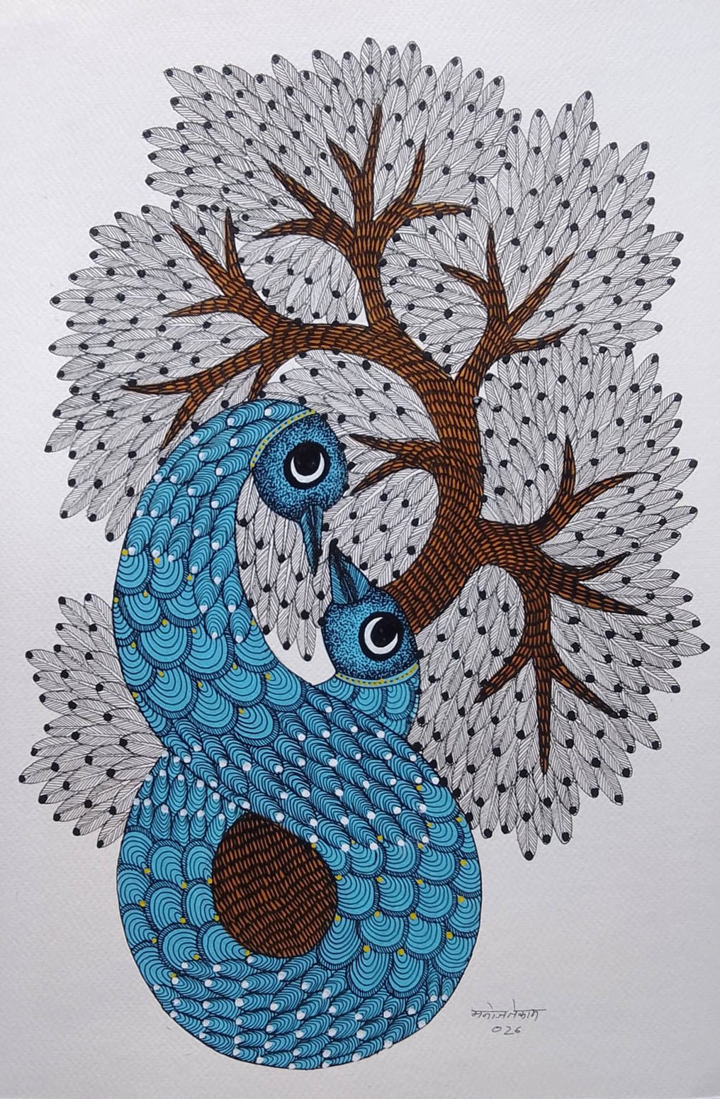 Shared spirits in Gond by Manoj Tekam Thumbnail