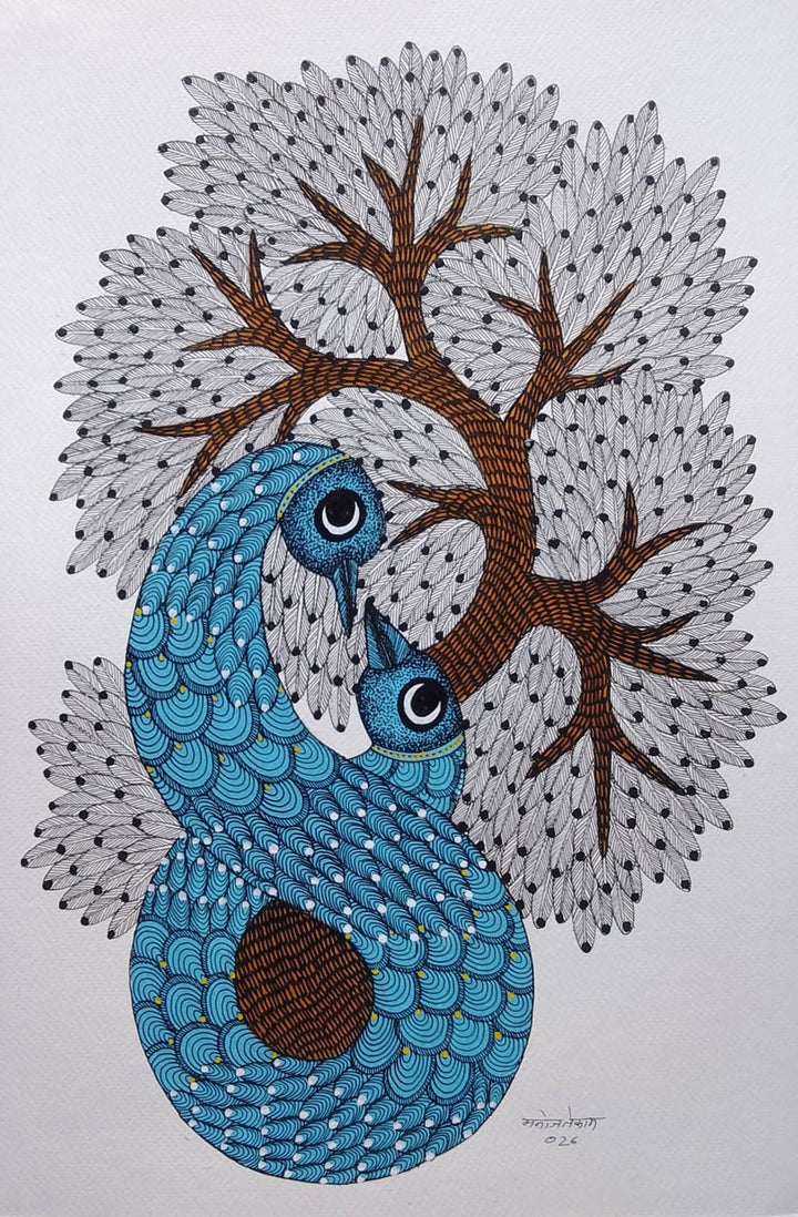 Shared spirits in Gond by Manoj Tekam Thumbnail
