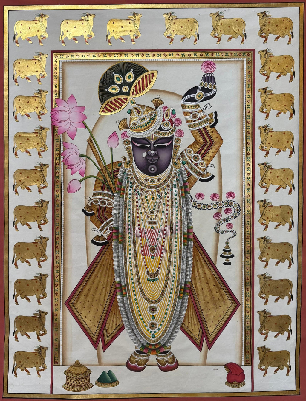Shreenathji in Pichwai by Naveen Soni Thumbnail