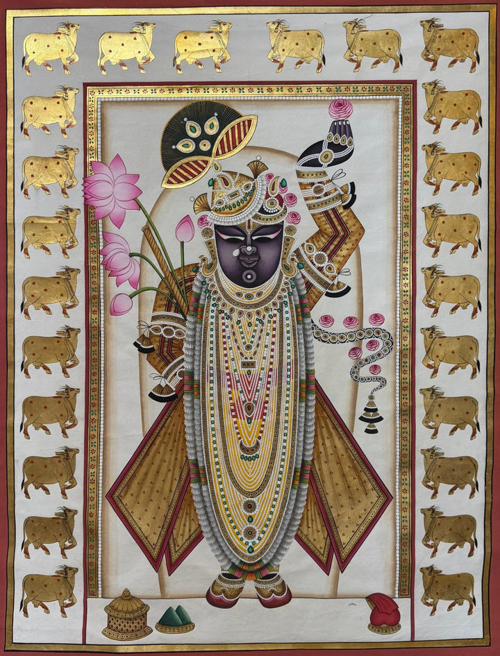 Shreenathji in Pichwai by Naveen Soni Thumbnail