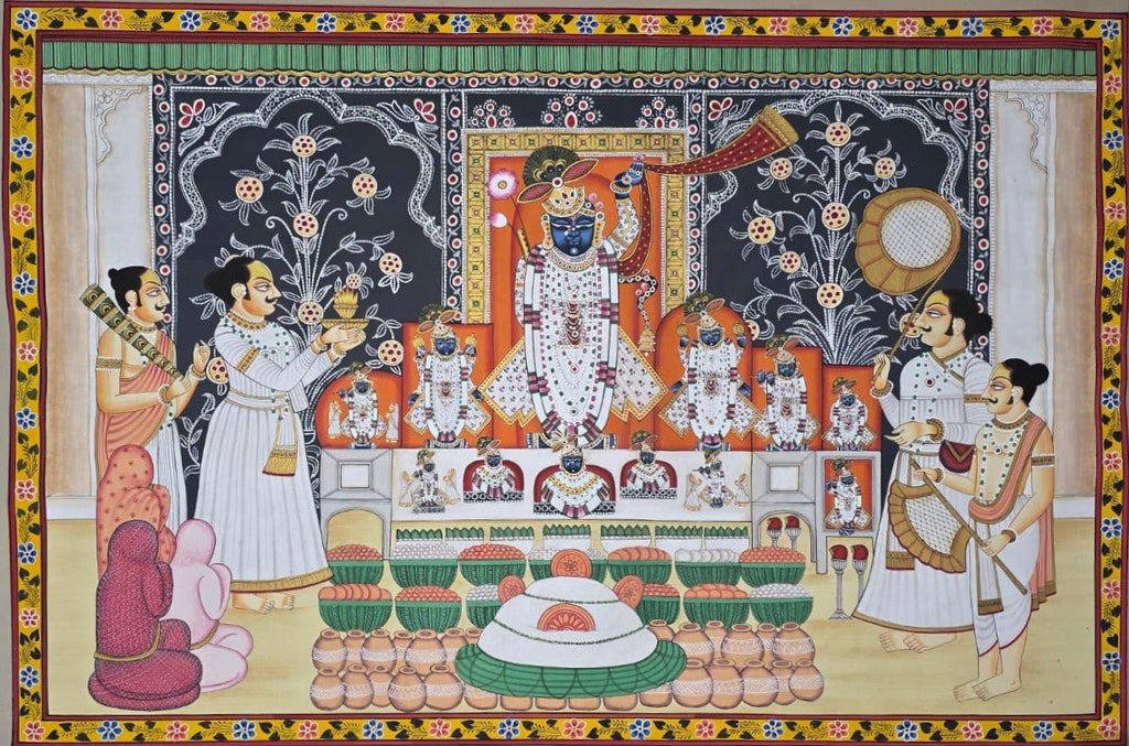 Shrinathji in Pichwai by Dinesh Soni Thumbnail