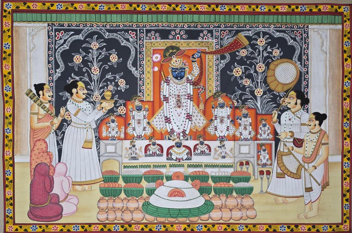 Shrinathji in Pichwai by Dinesh Soni Thumbnail