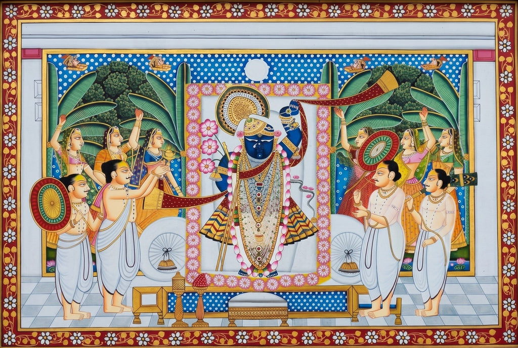 Shrinathji in Pichwai by Dinesh Soni Thumbnail