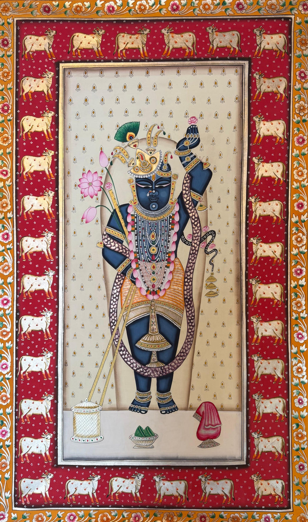 Shrinathji in Pichwai by Naveen Soni Thumbnail