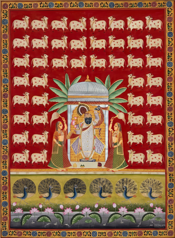 Shrinathji in Pichwai by Naveen Soni Thumbnail