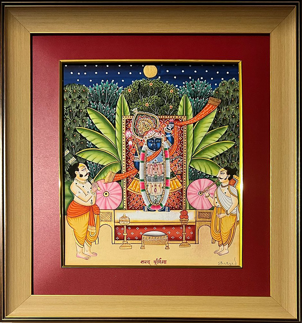 Shrinathji In Pichwai by Shehzaad Ali Sherani Thumbnail