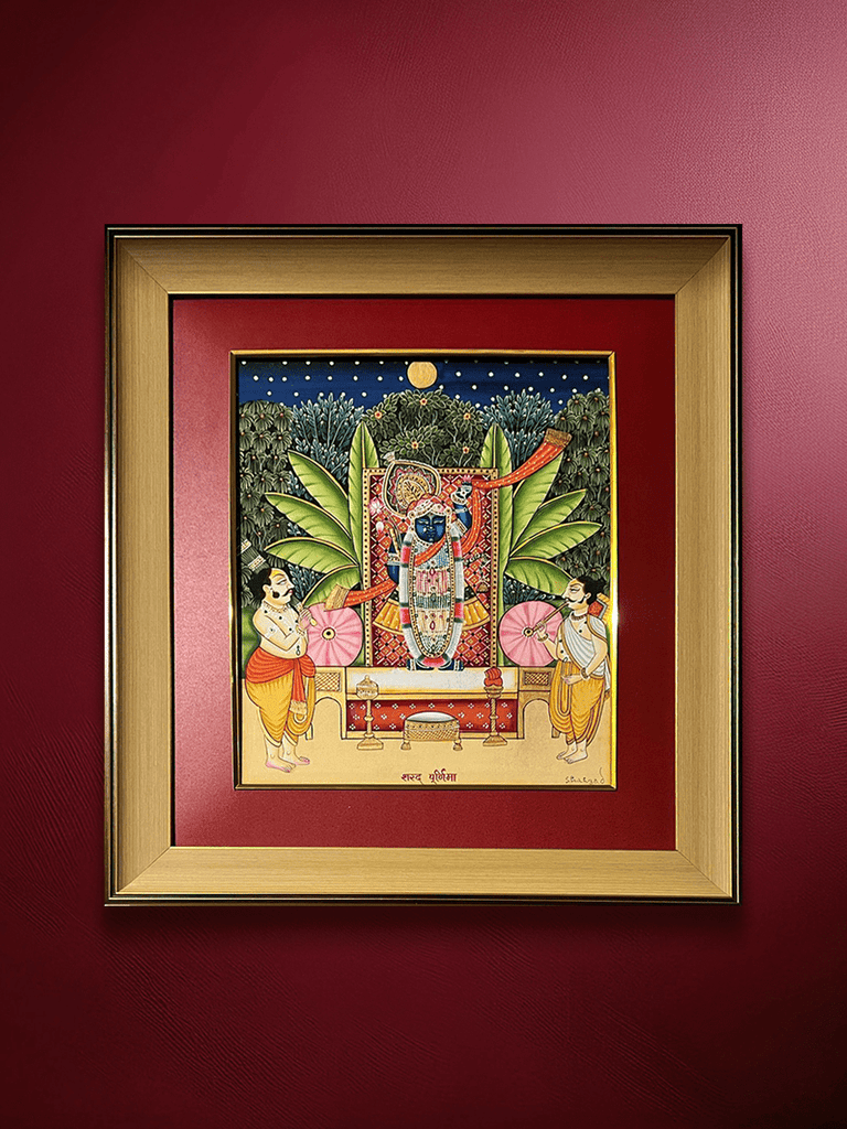 Shrinathji In Pichwai by Shehzaad Ali Sherani