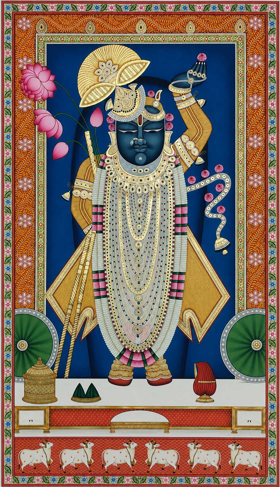 Shrinathji Janmashtami Darshan in Pichwai by Kailash Sahu Thumbnail