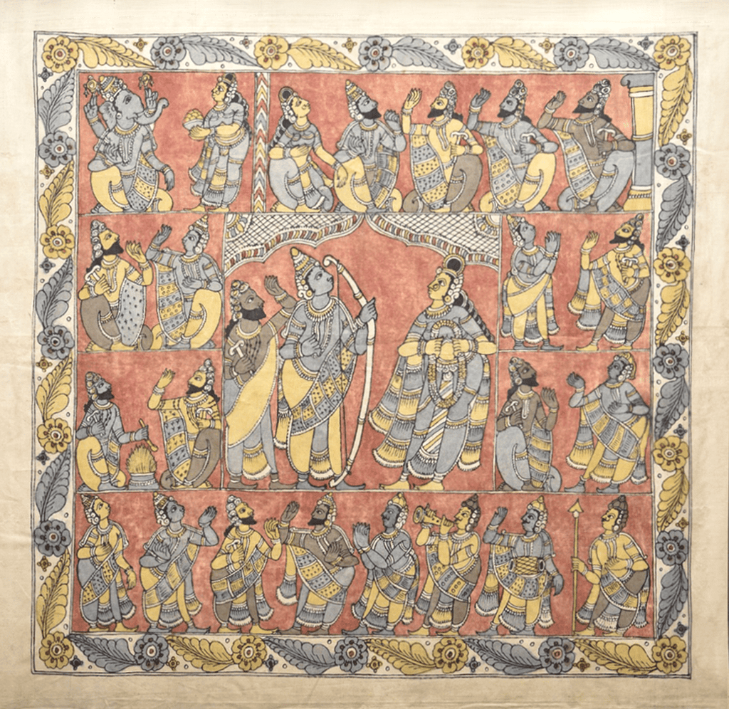 Sita Swayamvar in Kalamkari by Ghanshyam Sarode Thumbnail