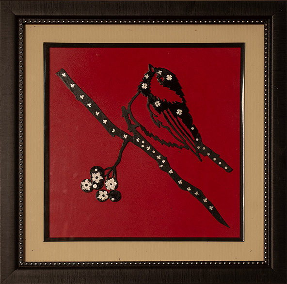Small bird perched on a branch in Koftgiri by Shyamlata Gahlot Thumbnail