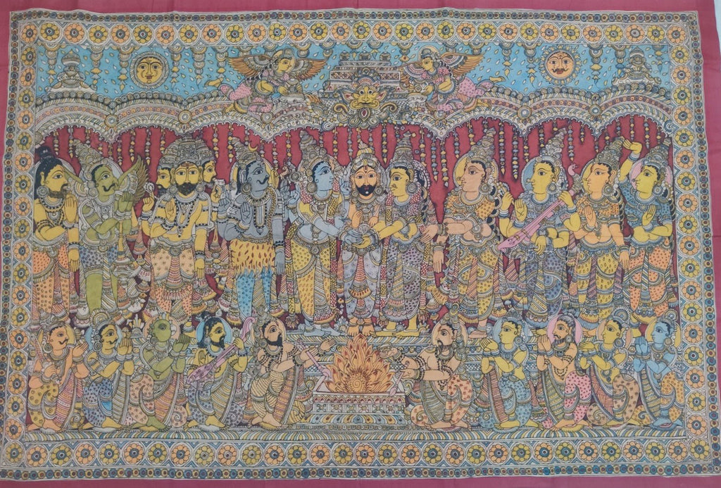 Srinivasa Kalyanam in Kalamkari by Harinath N Thumbnail