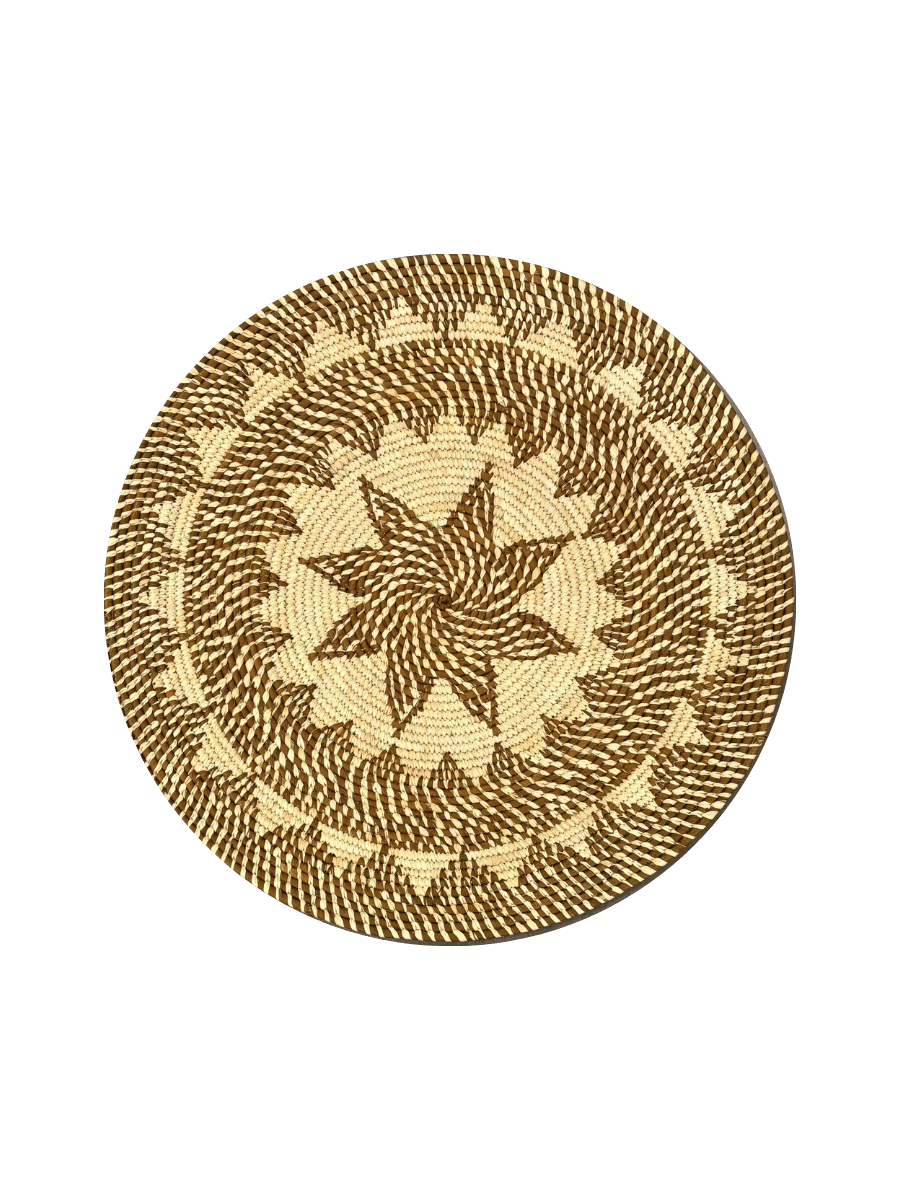 Star Mandala in Sabai Grass work by Dipali Mura Thumbnail