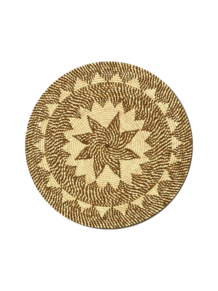 Star Mandala in Sabai Grass work by Dipali Mura Thumbnail