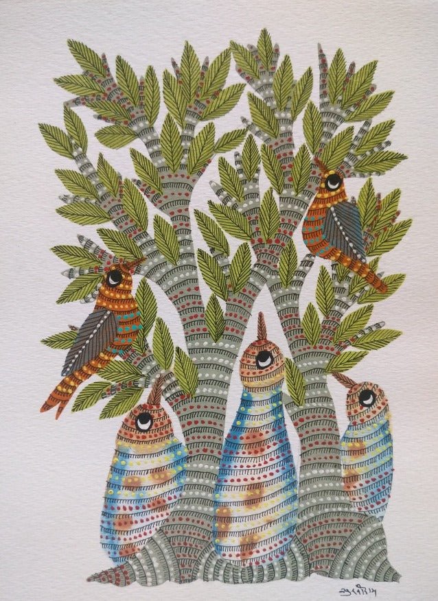 The Adoration of Nature by Sukhiram Maravi Thumbnail