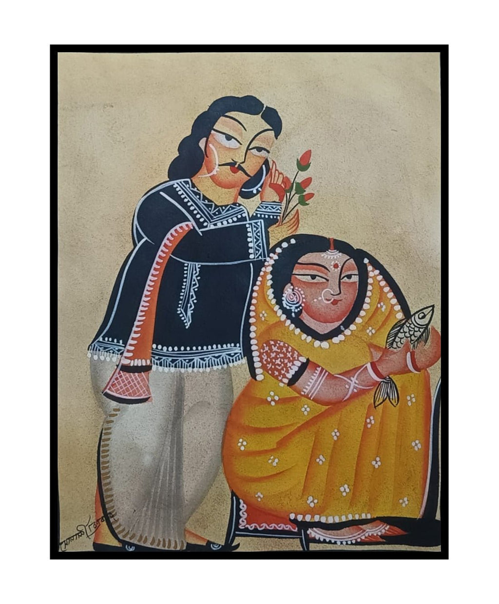 The adornment in Kalighat by Sonali Chitrakar Thumbnail