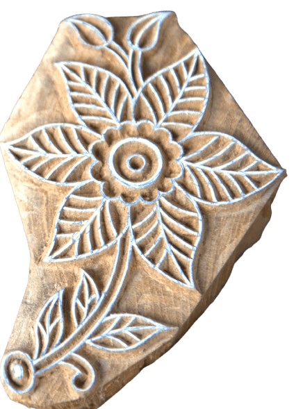 The Artistic Flower in Wooden Kalamkari Blocks by K. Gangadhar Thumbnail