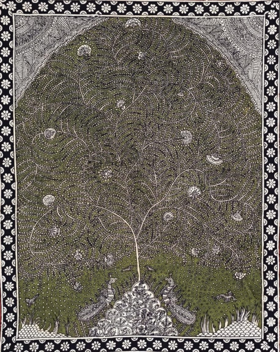 The Balance of Life: A Tree of Life in Mata Ni Pachedi By Vasant Manubhai Chitara Thumbnail