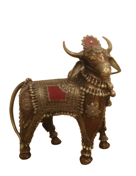 The Divine Vahana: Nandi in Dhokra Thumbnail