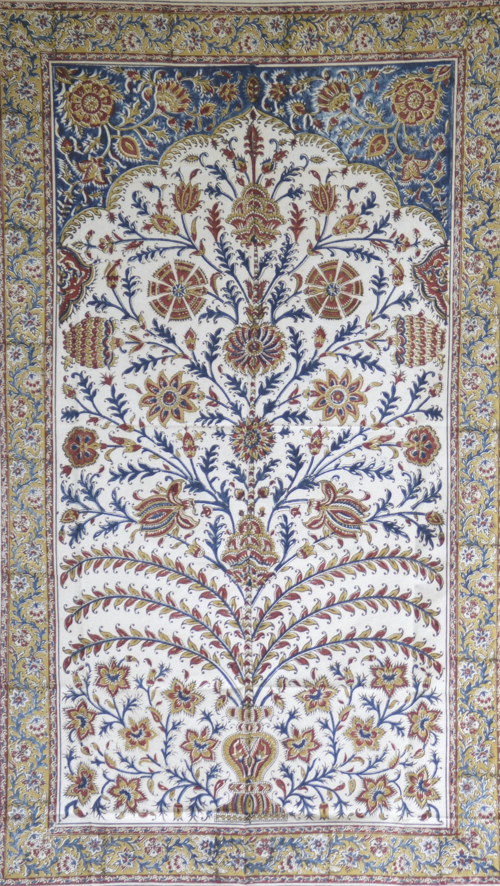 The Floral World: Tree of Life in Machlipatnam Kalamkari by Varun Kumar Pitchuka Thumbnail
