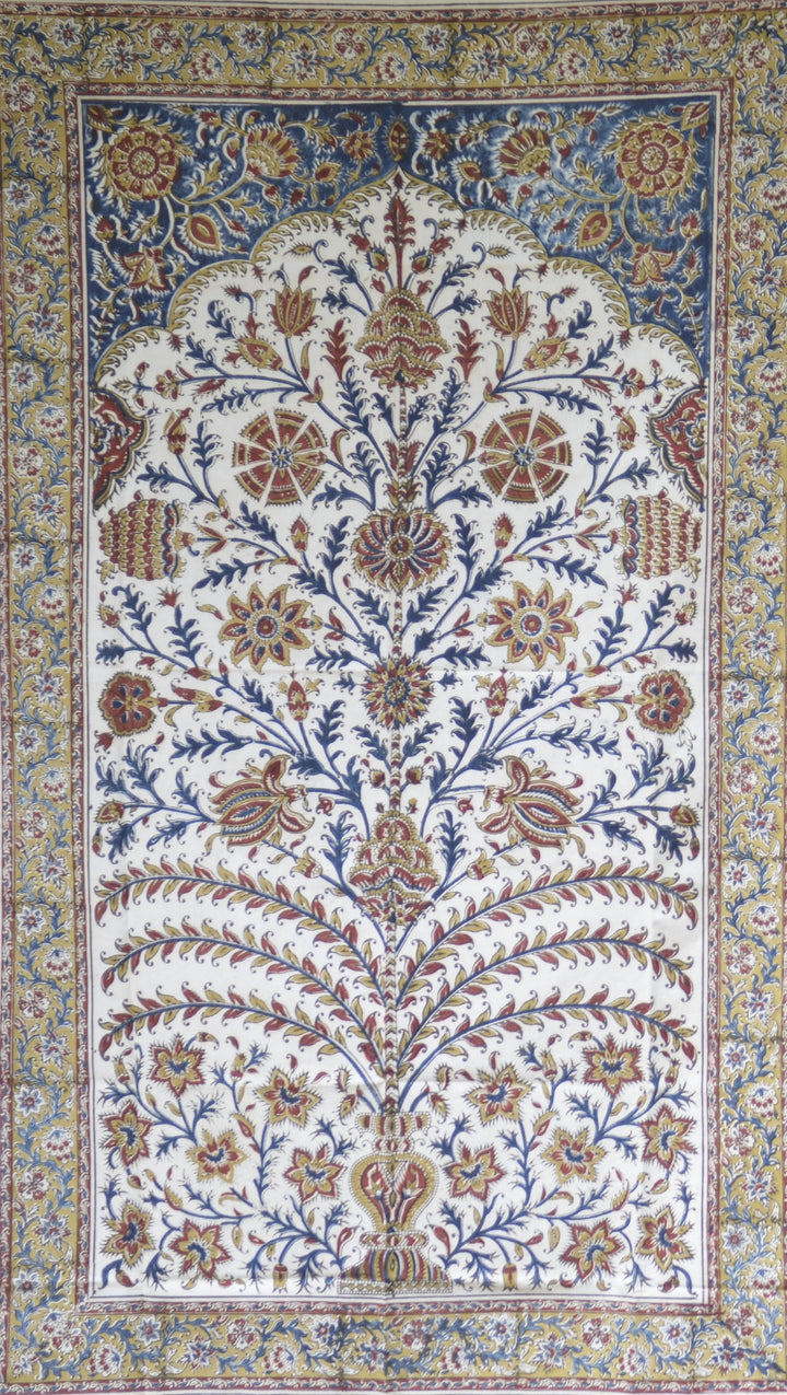 The Floral World: Tree of Life in Machlipatnam Kalamkari by Varun Kumar Pitchuka Thumbnail